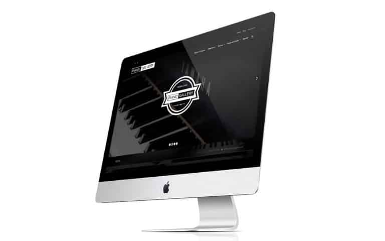 Ogden Piano Gallery website imac comp