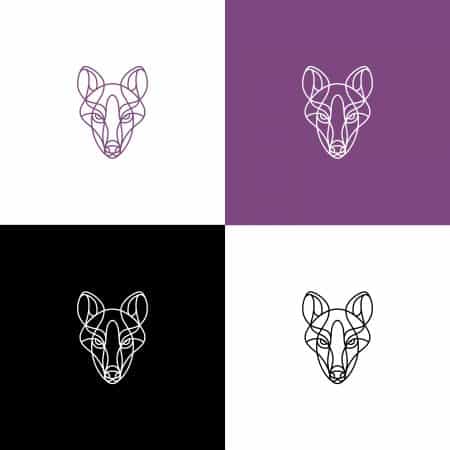 Wolf Head Logo Pack