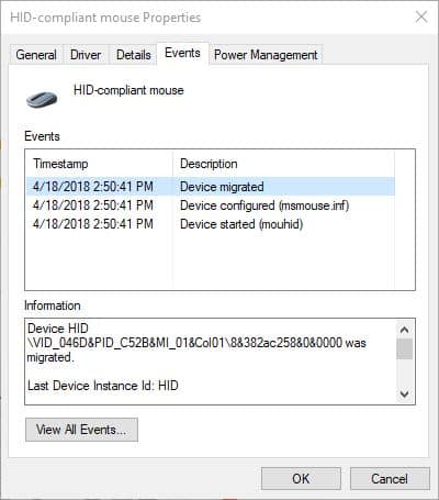 Reverse Scrolling Device Properties Windows 10