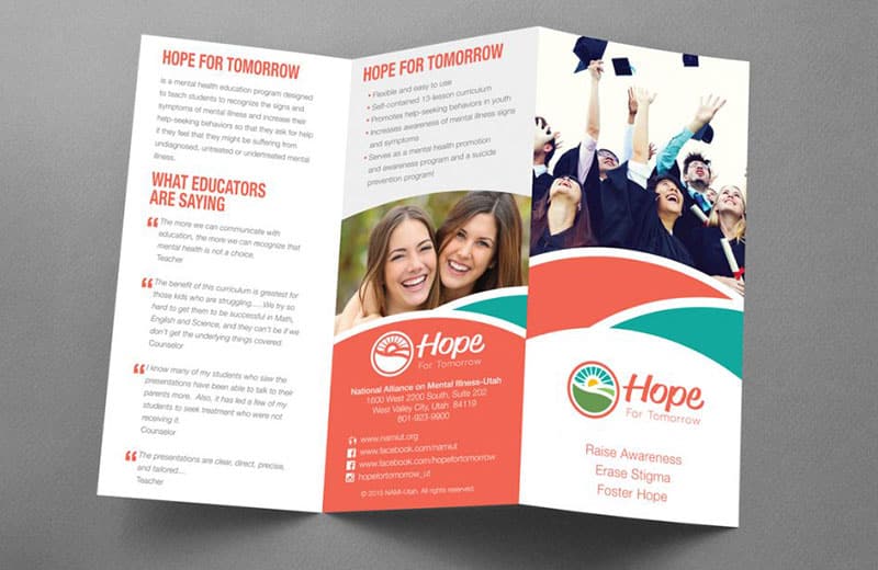 Hope for Tomorrow Brochure Design